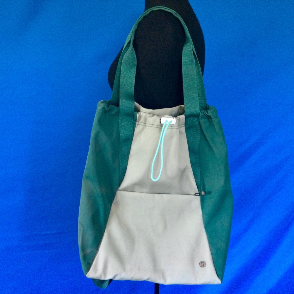 Lululemon Dual Function 18L Bag Backpack Fits Laptop Green Sage and Forest